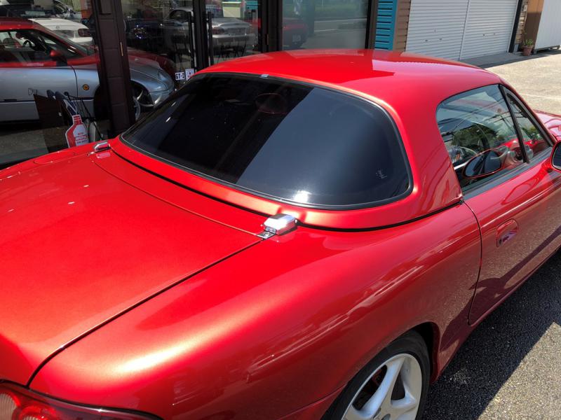 マツダ　ロードスター na 純正ハードトップ　ルーフスポイラー　カーボン マツダ ロードスター na 純正ハードトップ ルーフスポイラー カーボン